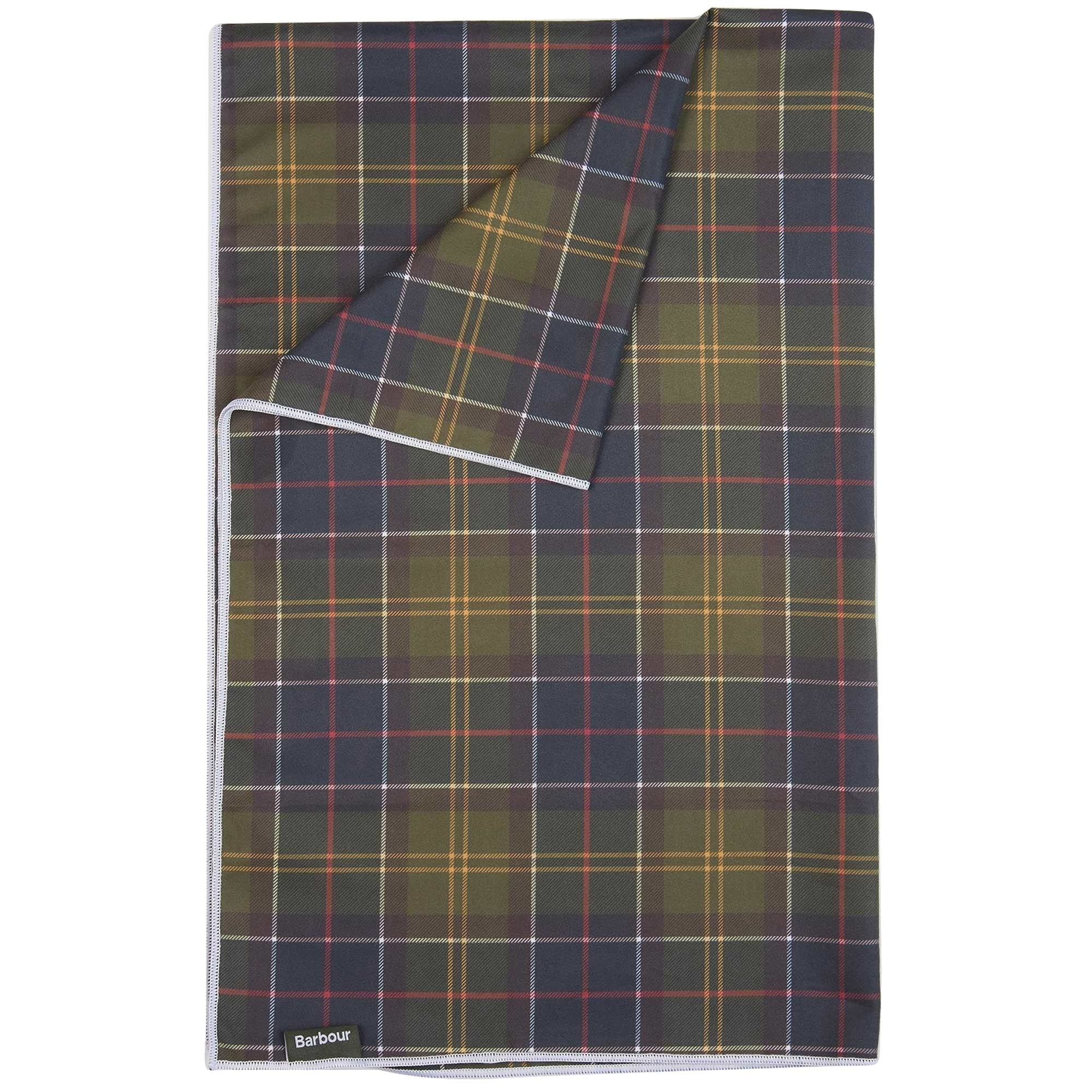 Barbour Tartan Quick Dry Dog Towel