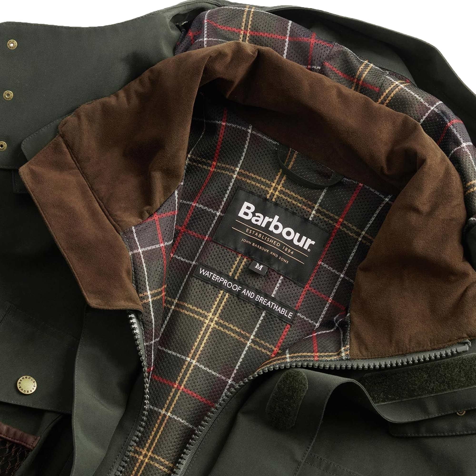 Barbour Heritage Dryfly Waterproof Jacket - Sage