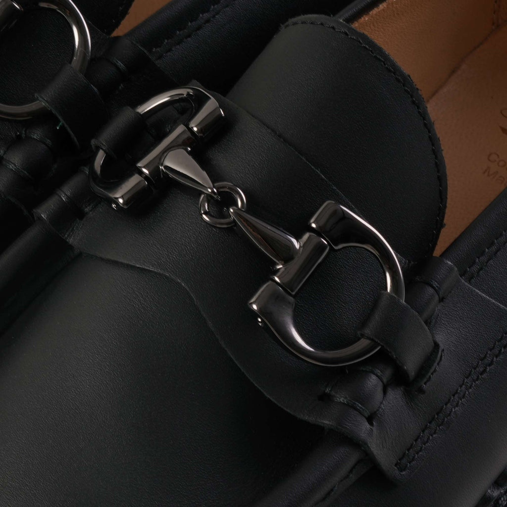 Reims Mors Horsebit Loafer - Black