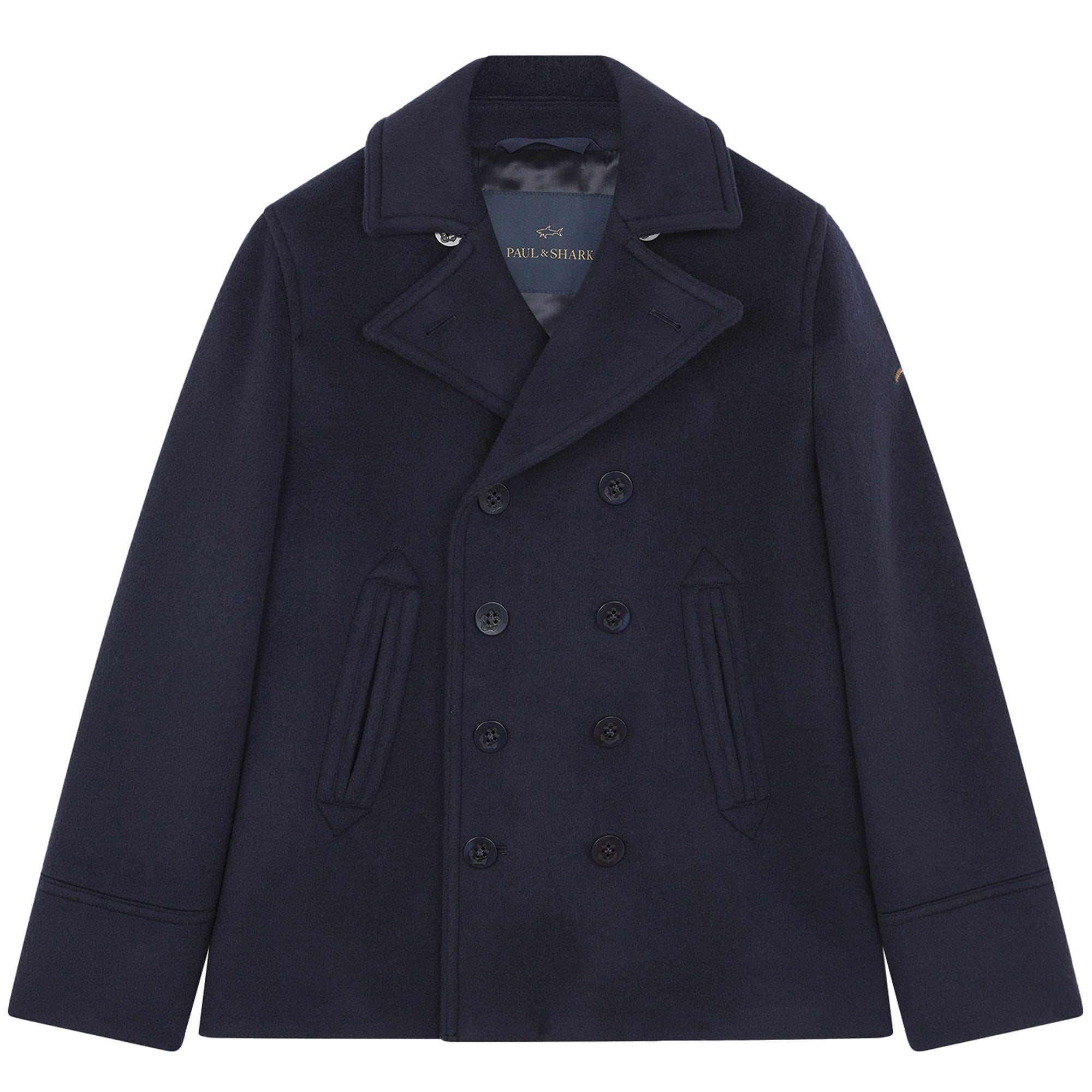 Paul and Shark Re-wool Peacoat - Dark Navy