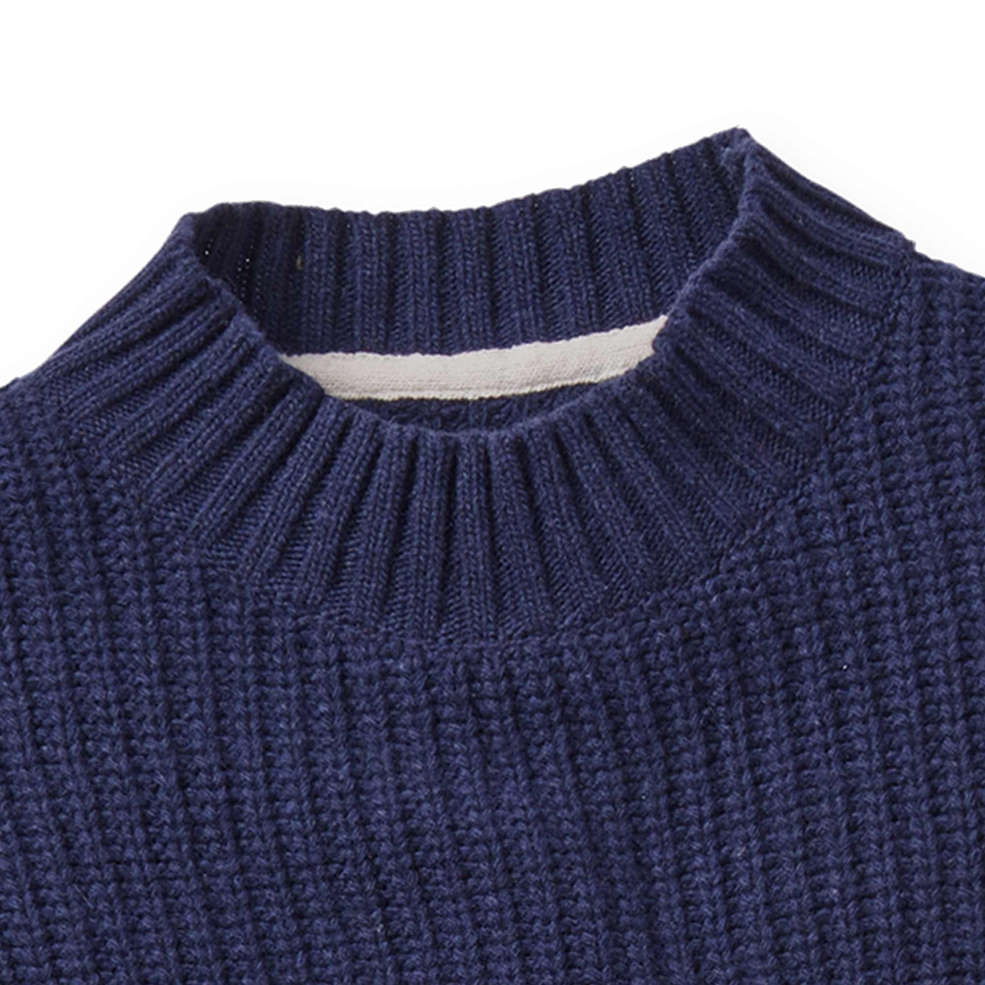 Henri Lloyd Falmouth Gansey Knitted Jumper - Navy Blue