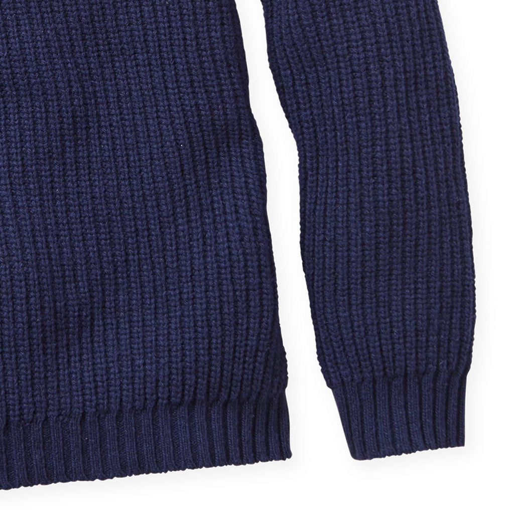 Henri Lloyd Falmouth Gansey Knitted Jumper - Navy Blue