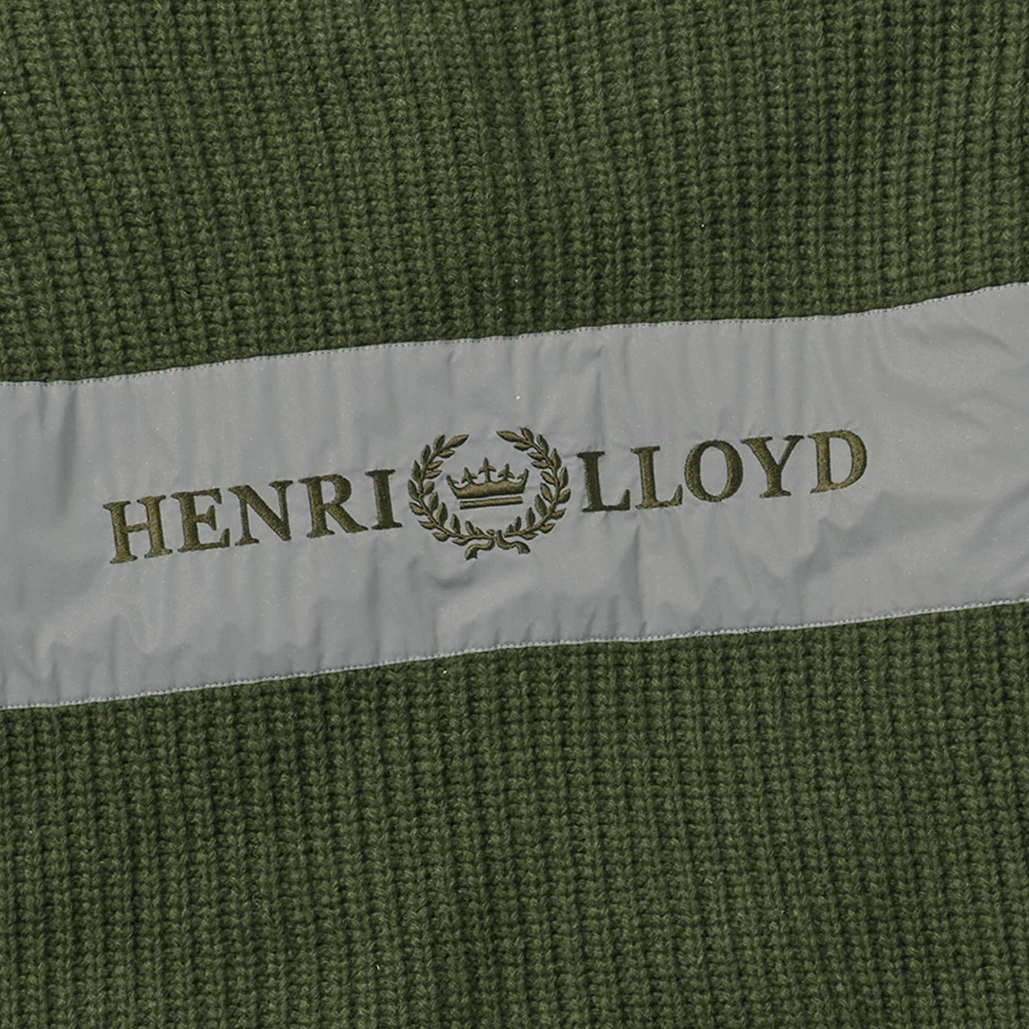 Henri Lloyd Falmouth Gansey Knitted Jumper - Light Olive