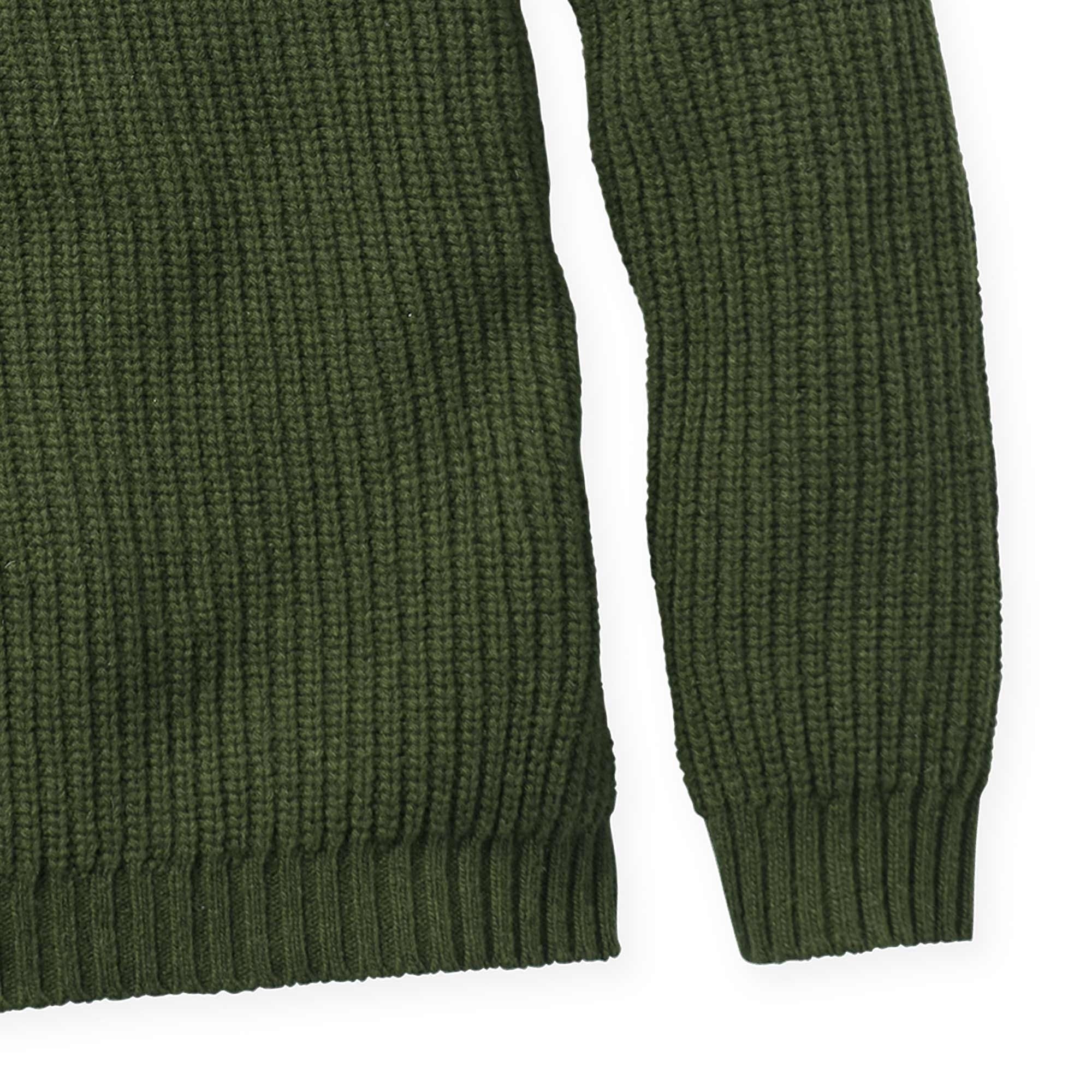 Henri Lloyd Falmouth Gansey Knitted Jumper - Light Olive