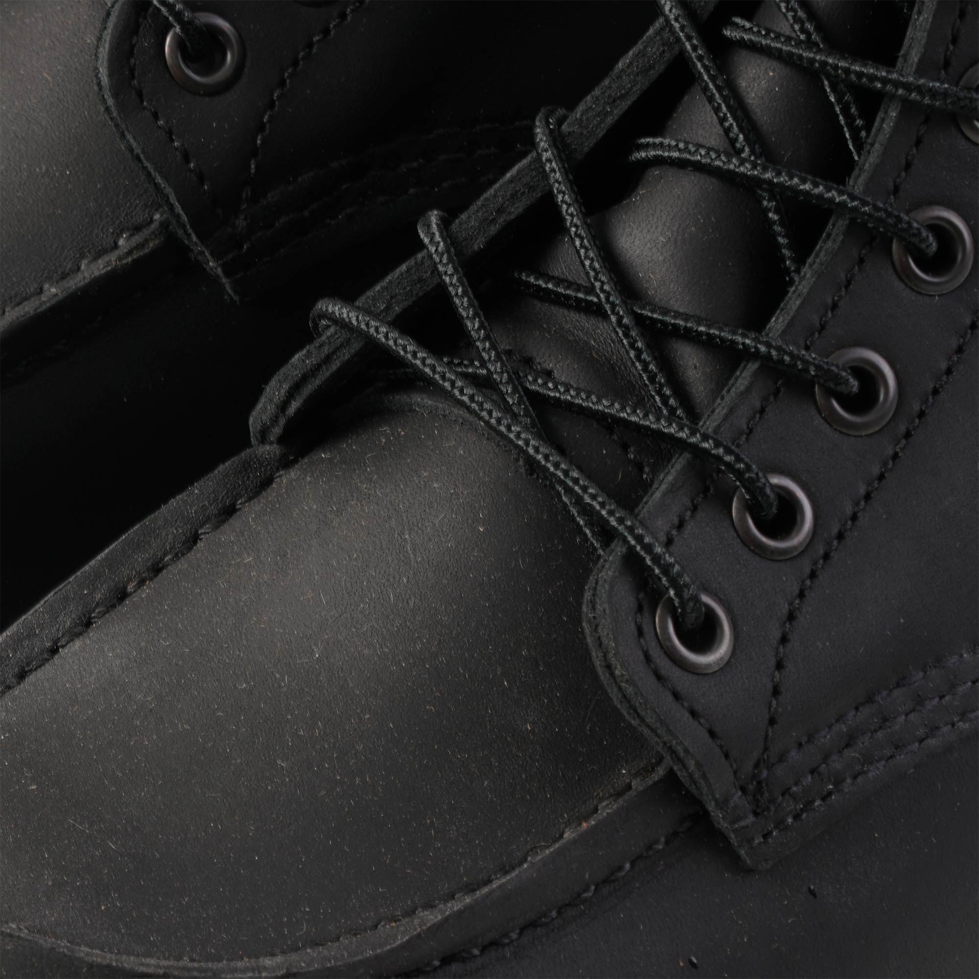 Classic Moc Toe Boots - Black