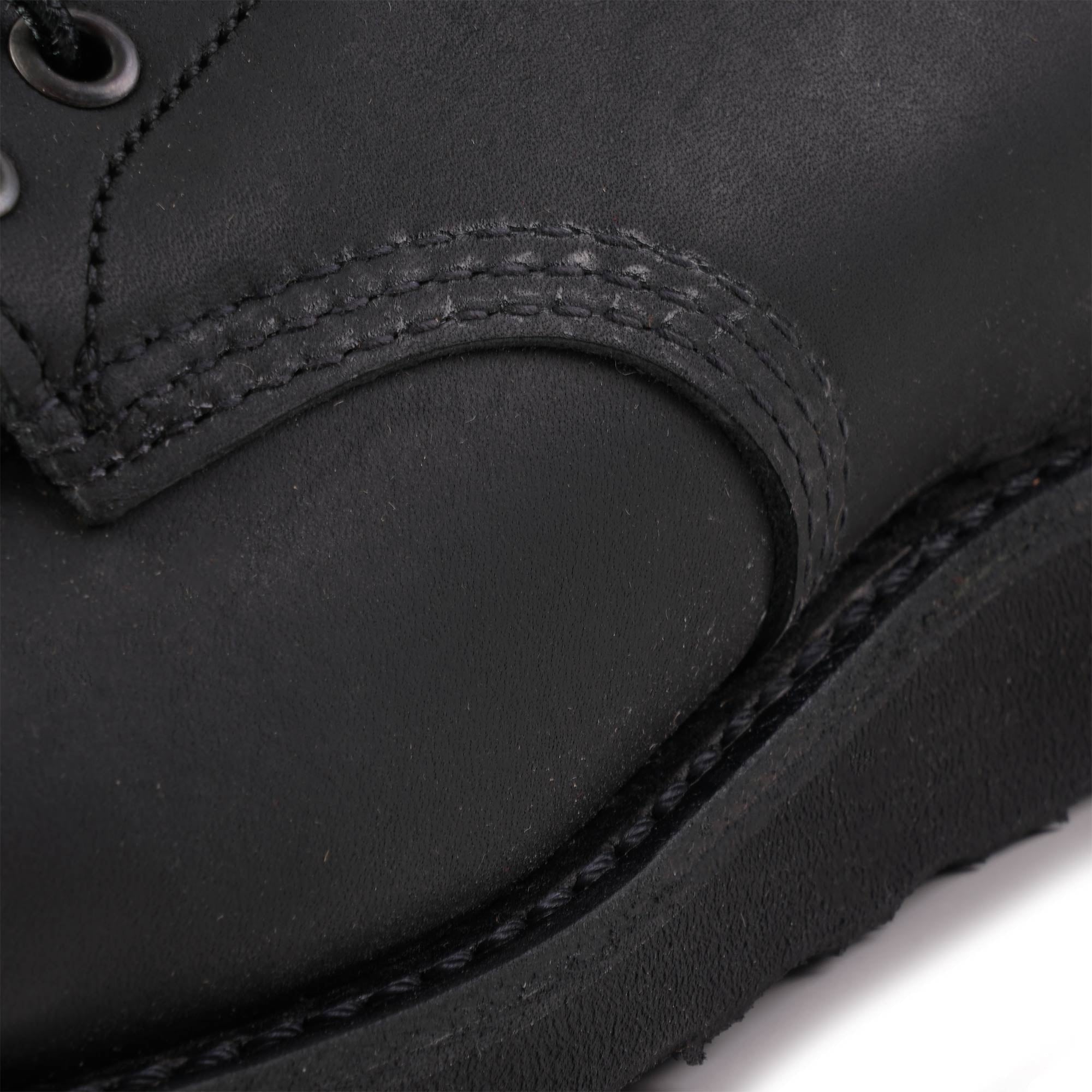 Classic Moc Toe Boots - Black