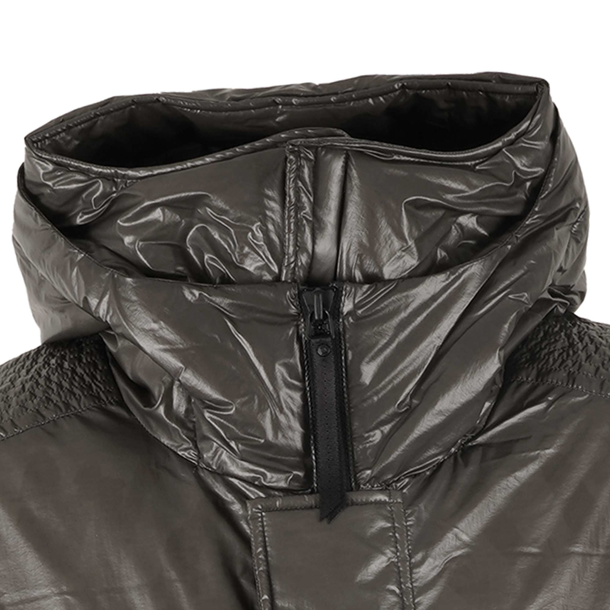 Ma Strum Thermo Long Down Coat - Oil Slick