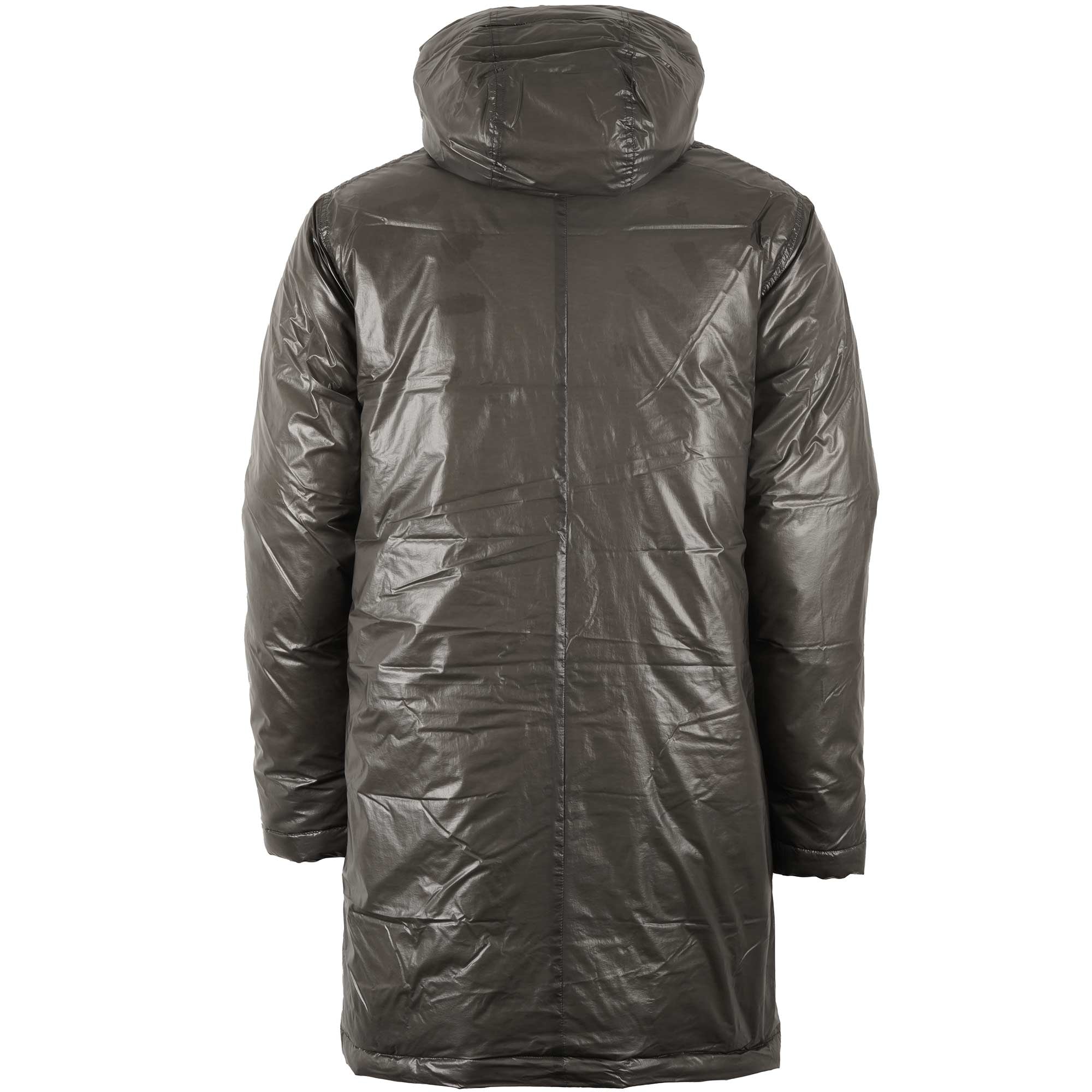 Ma Strum Thermo Long Down Coat - Oil Slick