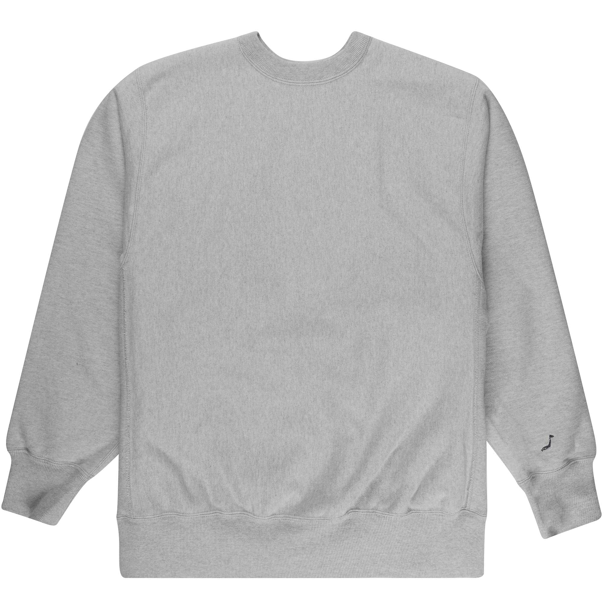 Vintage Crew Neck Sweatshirt - Grey