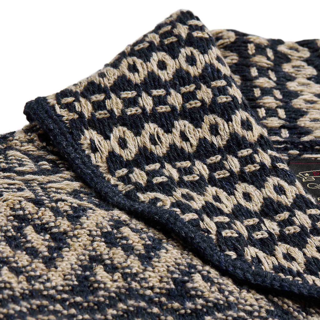RRL by Ralph Lauren Cotton-Blend Shawl Cardigan - Navy