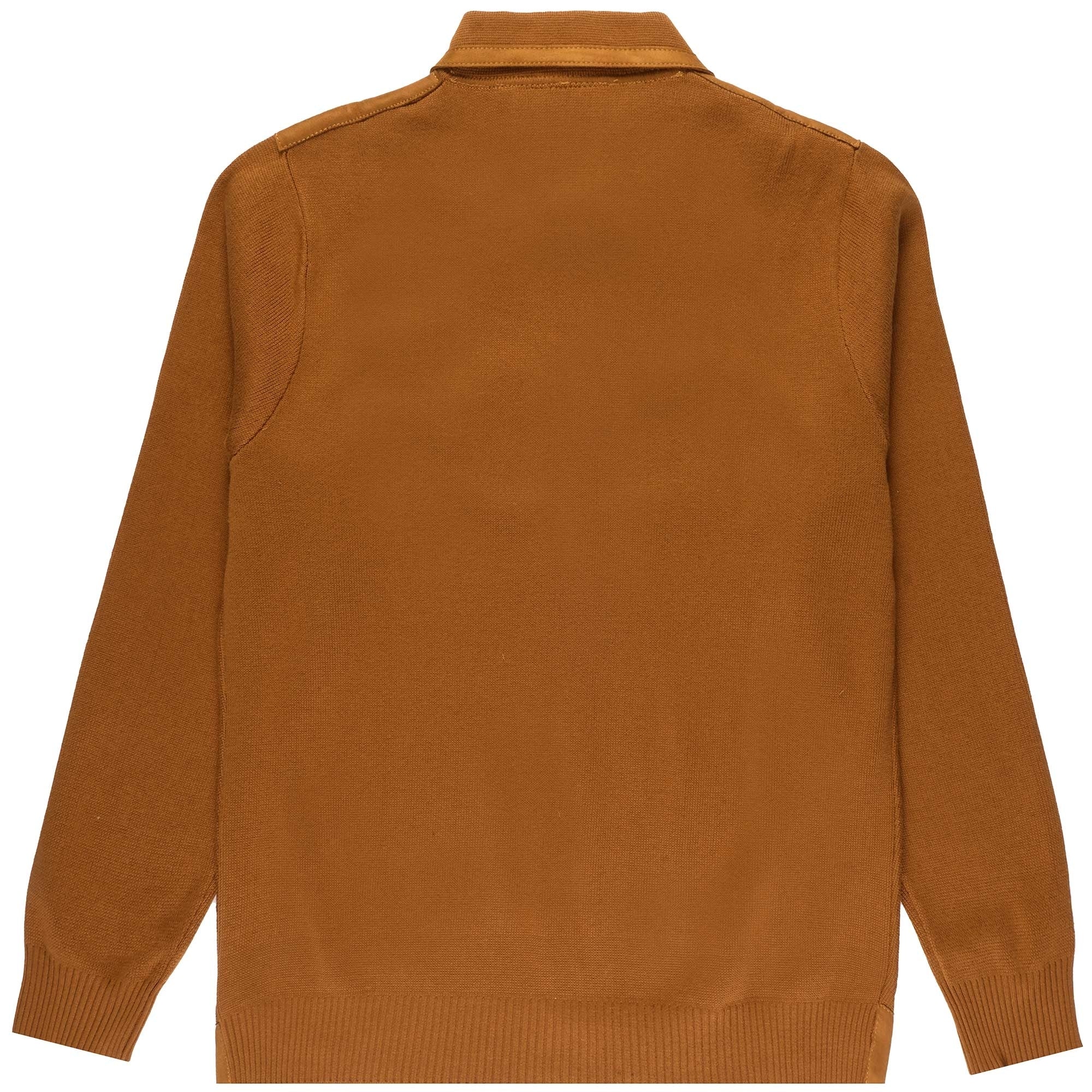 Gabicci Vintage Everett Button Through Polo Shirt - Toffee
