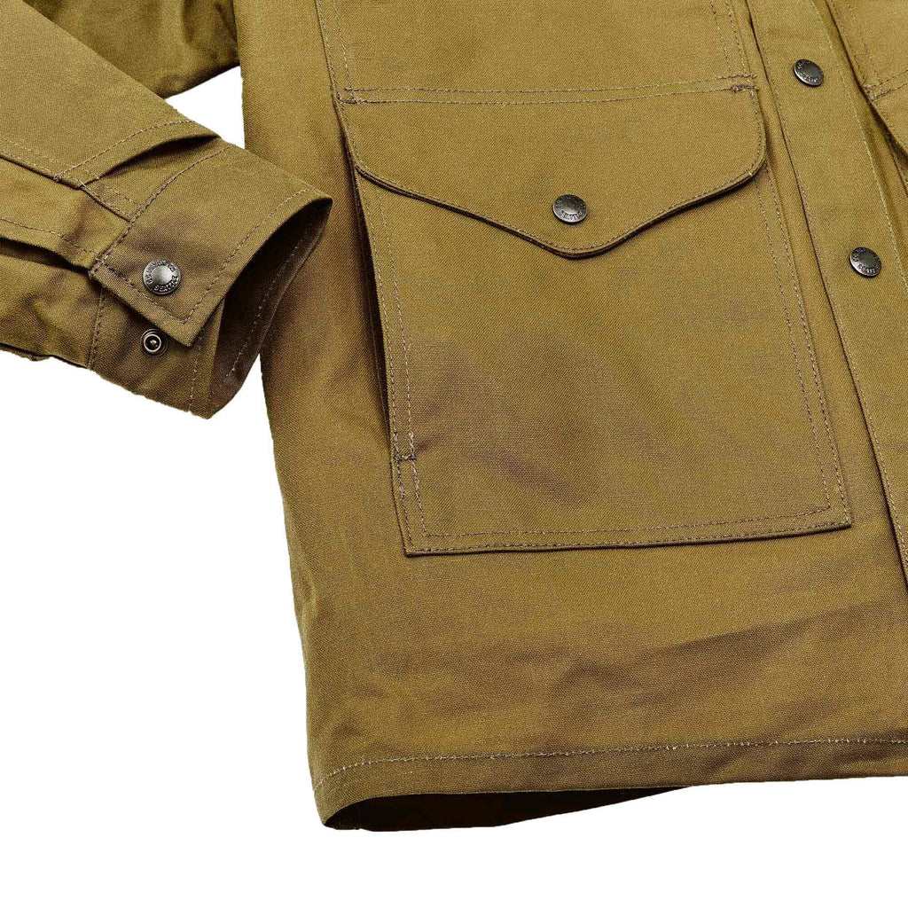 Filson Tin Cloth Cruiser Jacket - Dark Tan