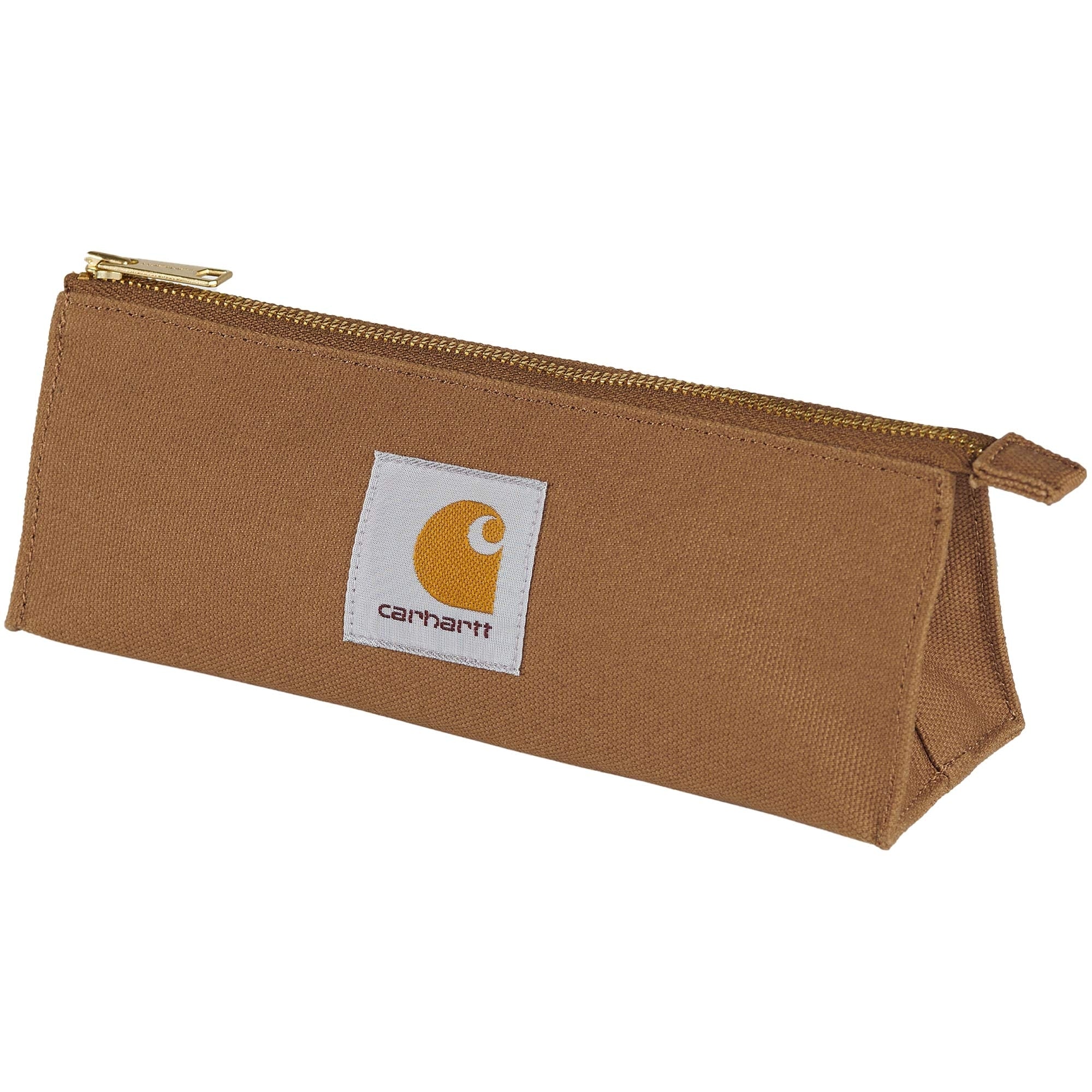 Carhartt WIP Canvas Pencil Case - Hamilton Brown