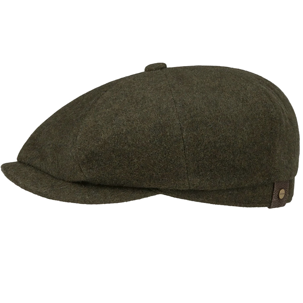 Stetson Hats Hatteras Flat Cap - Olive
