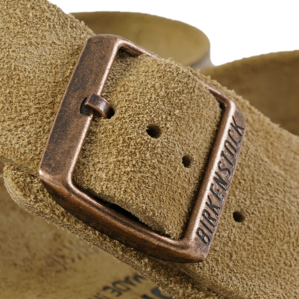Birkenstock Arizona Suede Leather - Latte Cream
