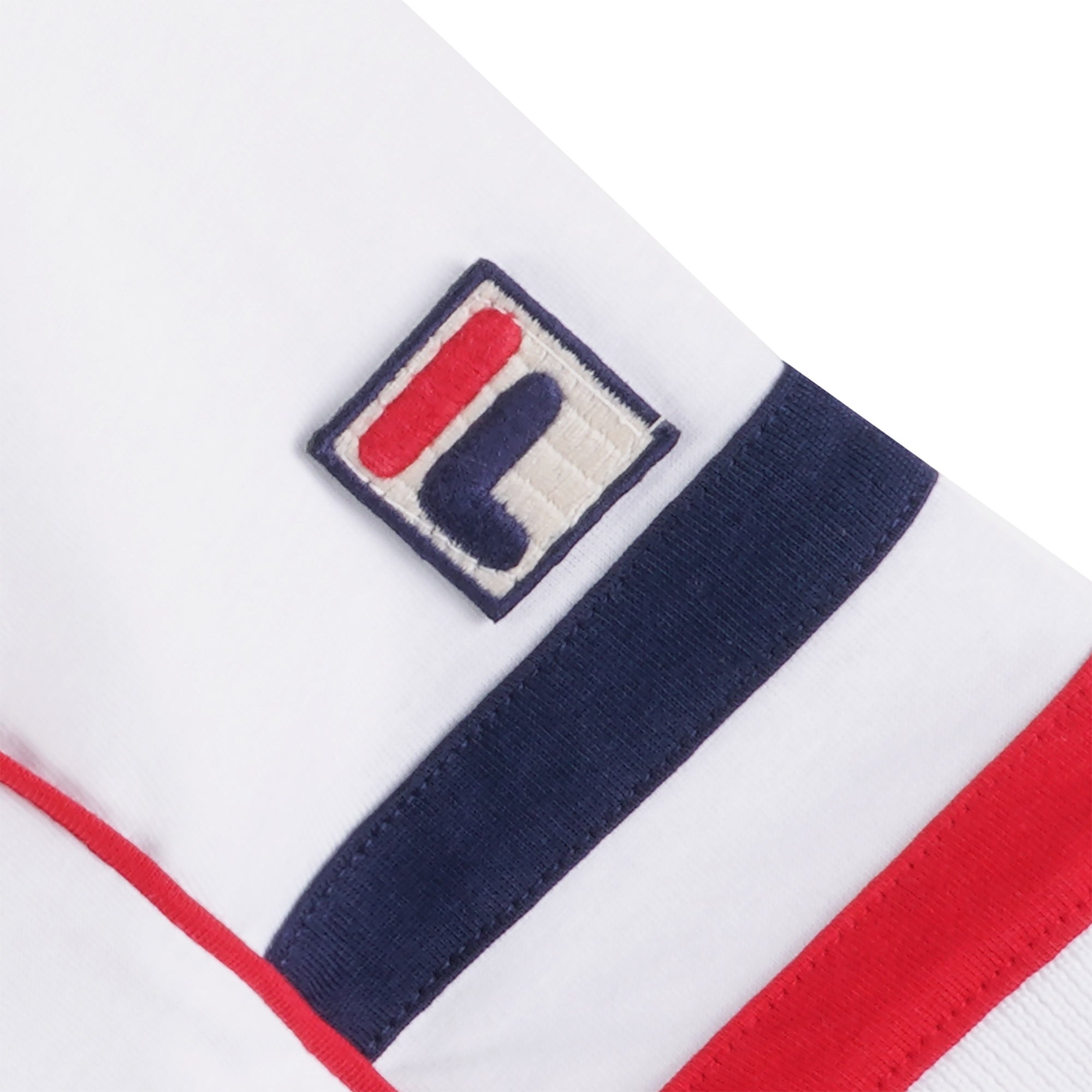 Fila Vintage Grandslam Piping Polo Top - White