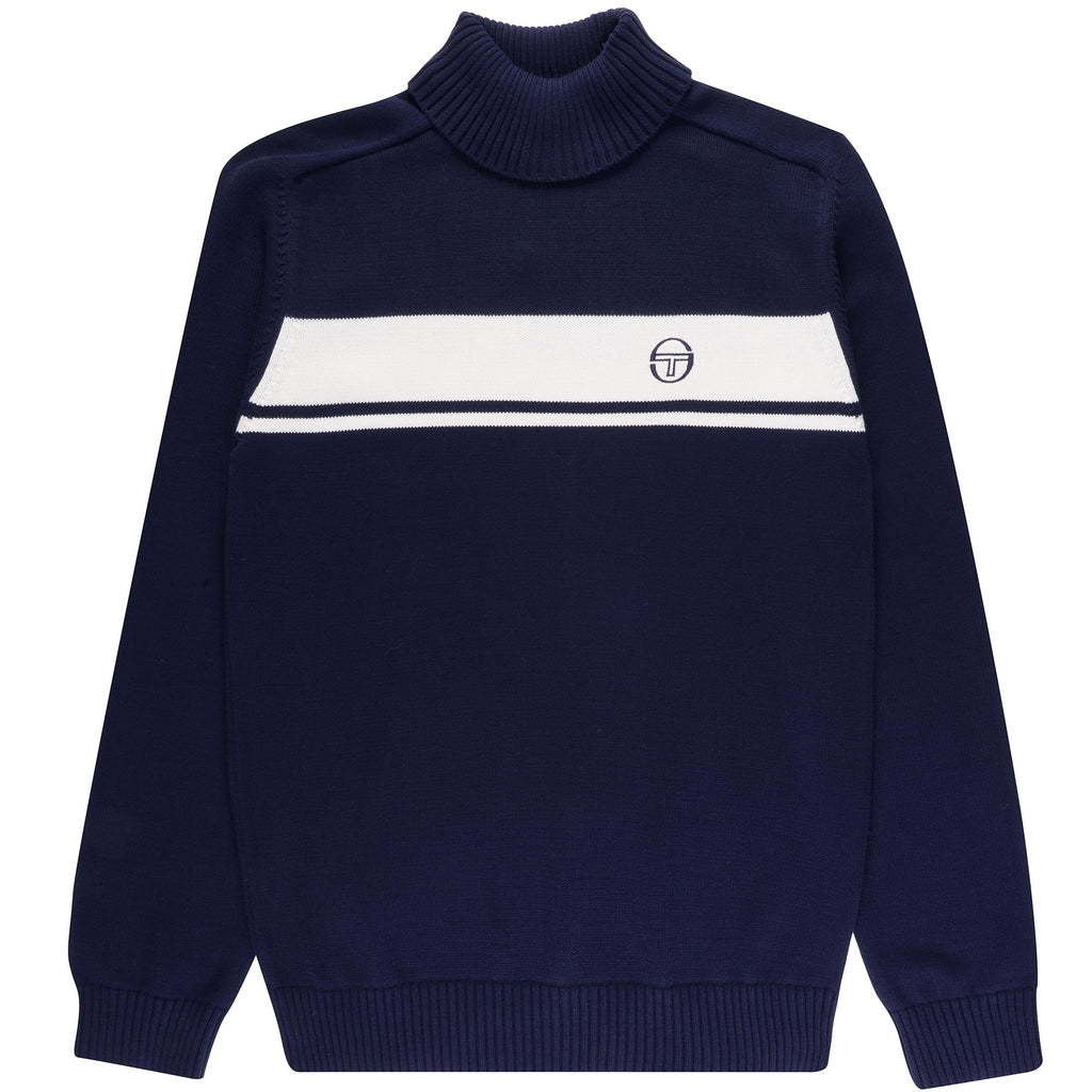 Sergio Tacchini Damarindo Knit Roll Neck - Maritime Blue