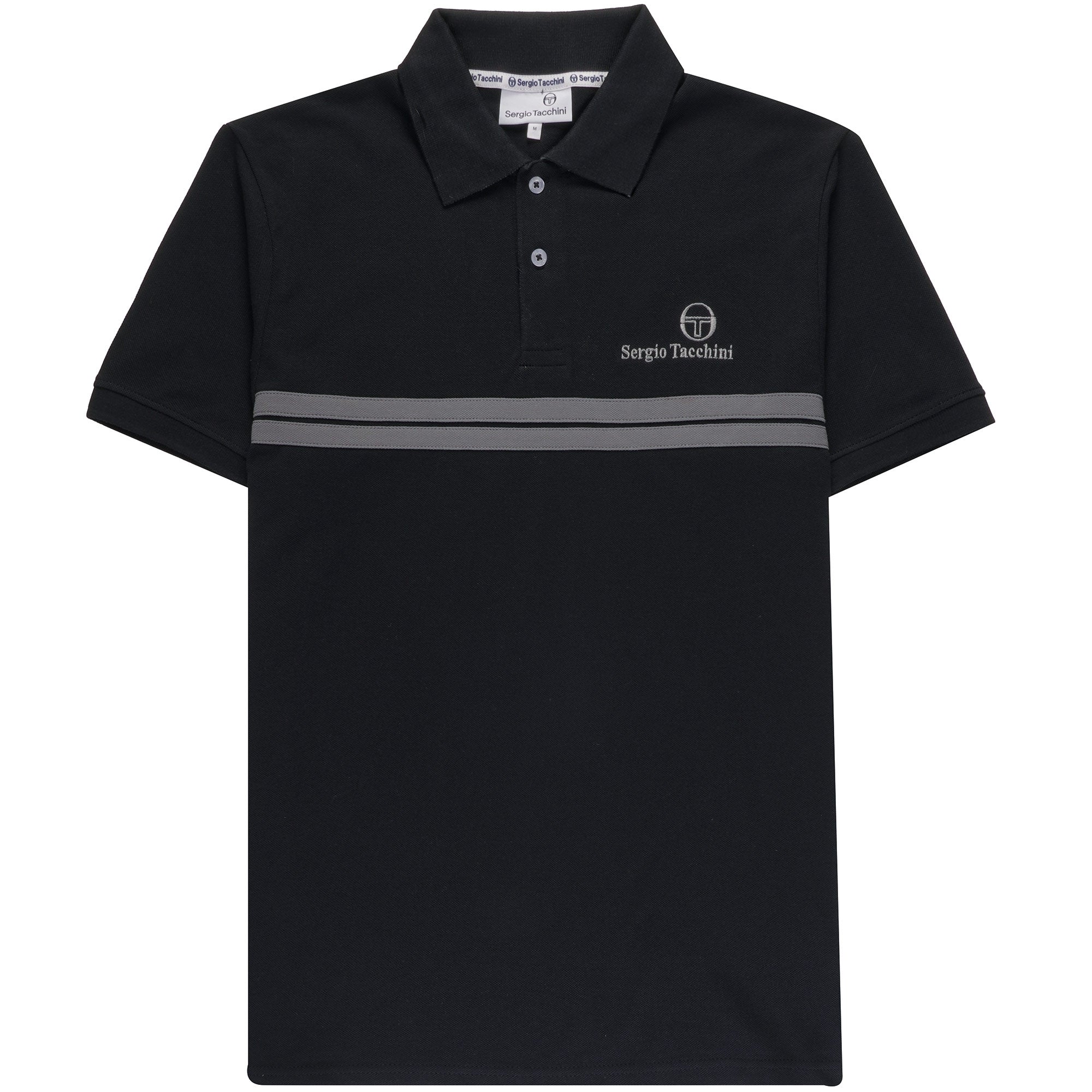 Sergio Tacchini New Supermac Polo Shirt - Black