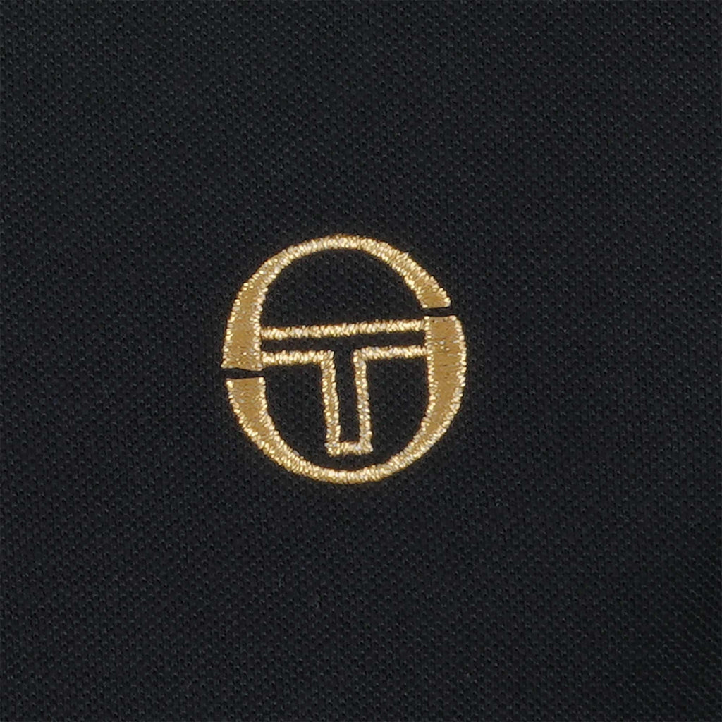 Sergio Tacchini 020 Polo Shirt - Black and Gold