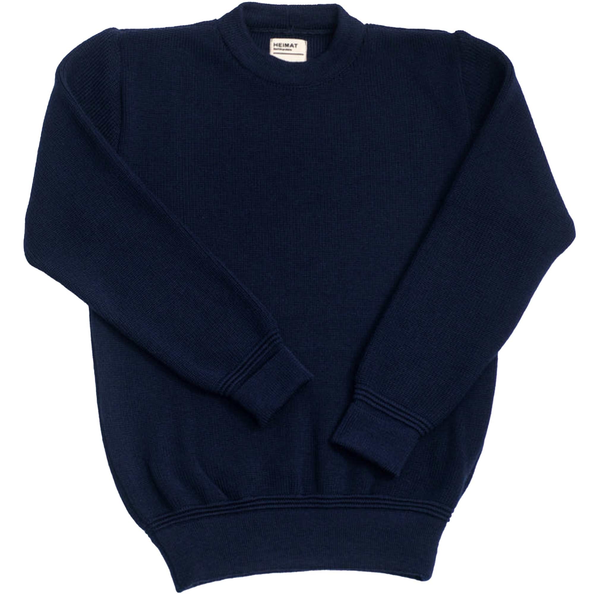 Heimat Merino Rundhals Jumper - Ink