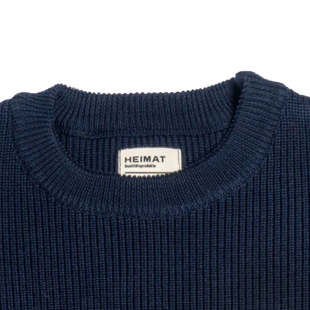 Heimat Merino Rundhals Jumper - Ink
