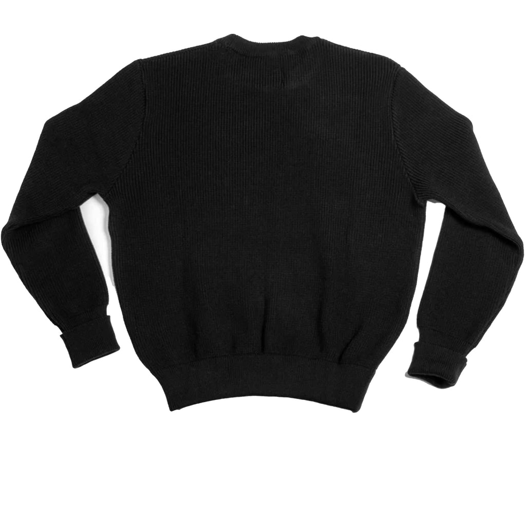 Heimat Merino Rundhals Jumper - Schwarz