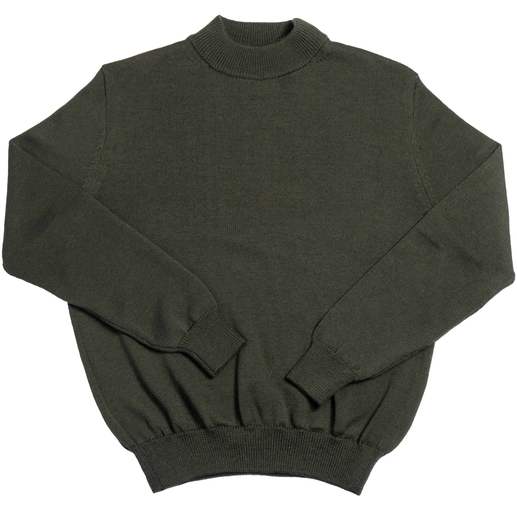 Heimat Merino Deck Sweater - Military Green