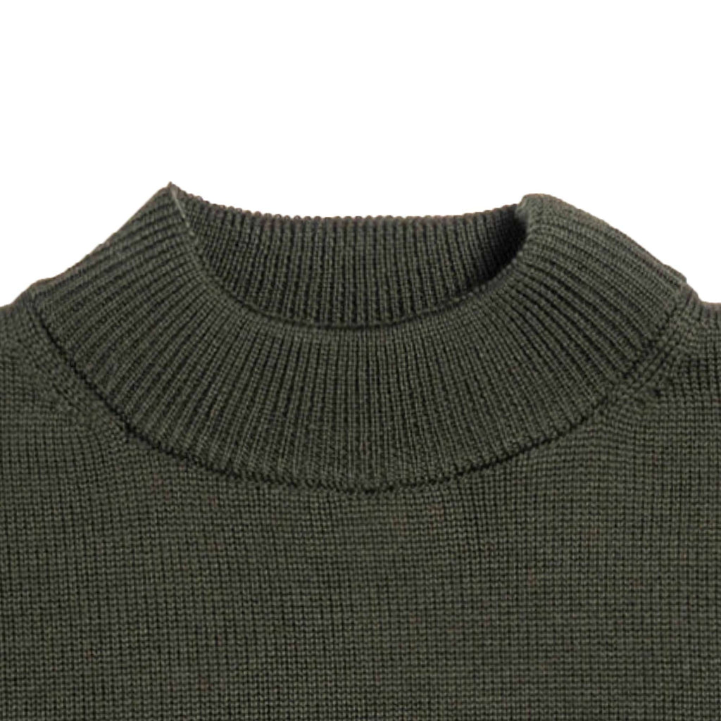 Heimat Merino Deck Sweater - Military Green
