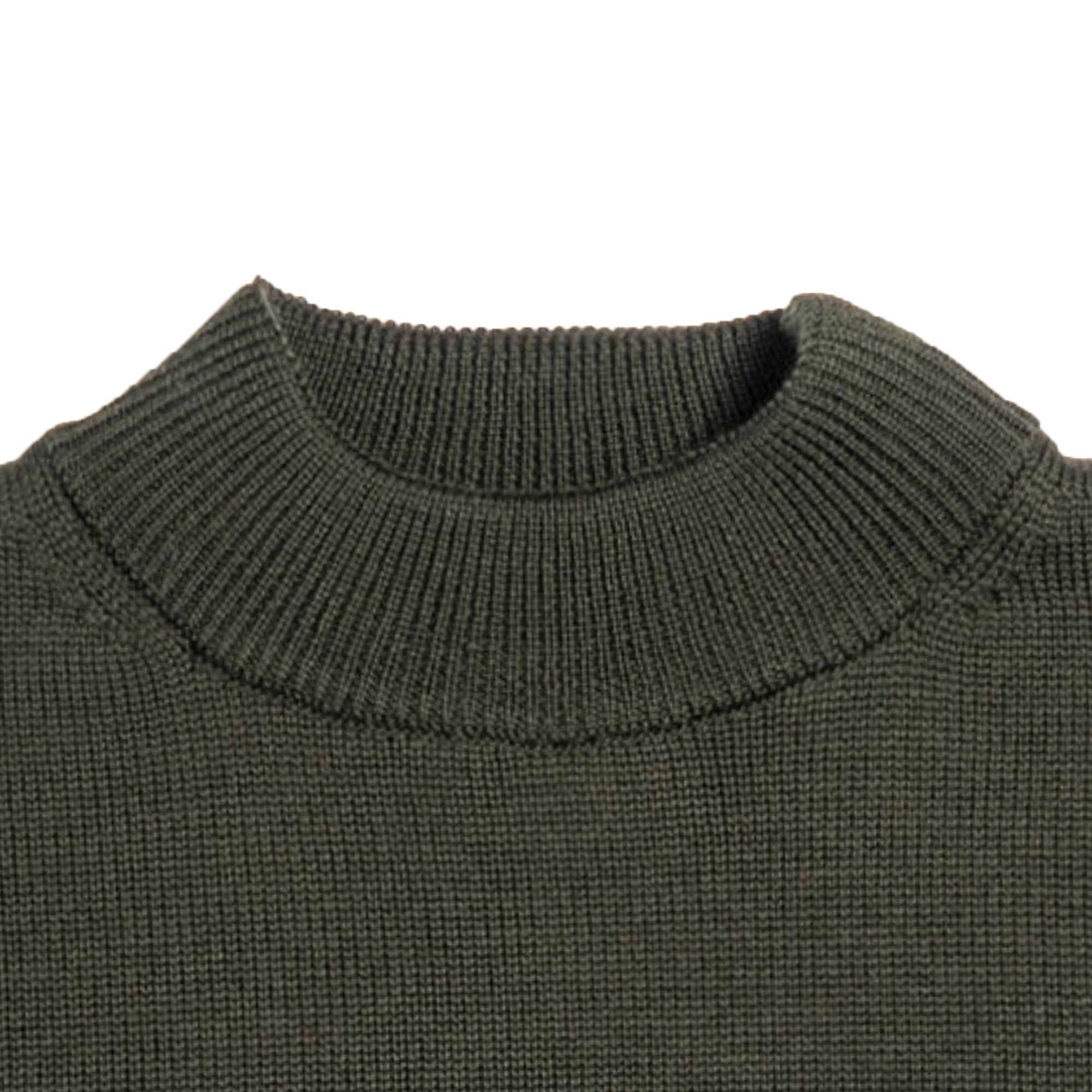 Heimat Merino Deck Sweater - Military Green