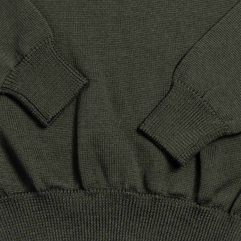 Heimat Merino Deck Sweater - Military Green