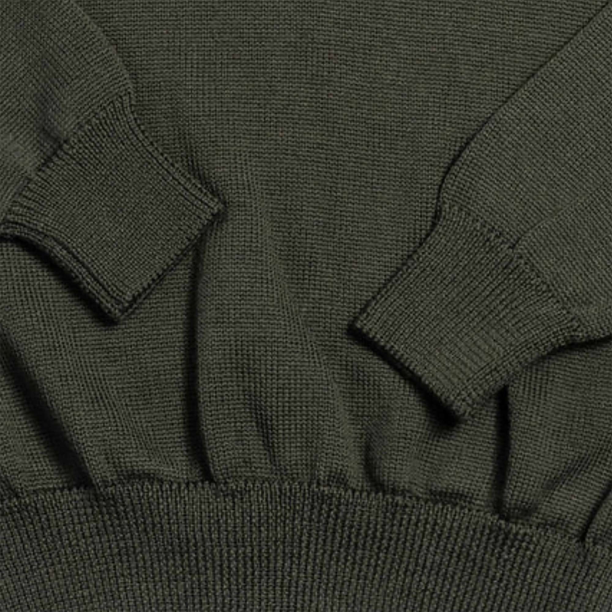 Heimat Merino Deck Sweater - Military Green
