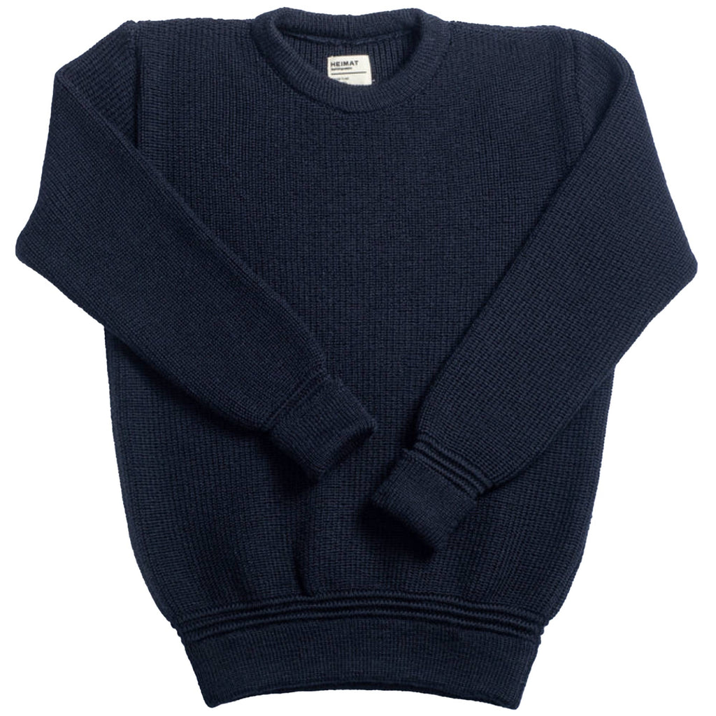 Heimat Rundhals Crew Neck Jumper - Ink