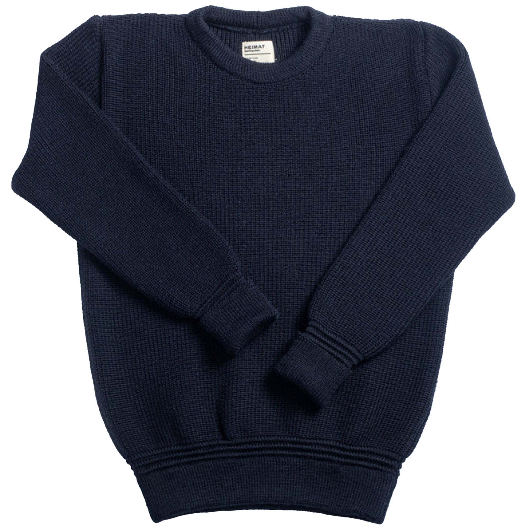 Heimat Rundhals Crew Neck Jumper - Ink