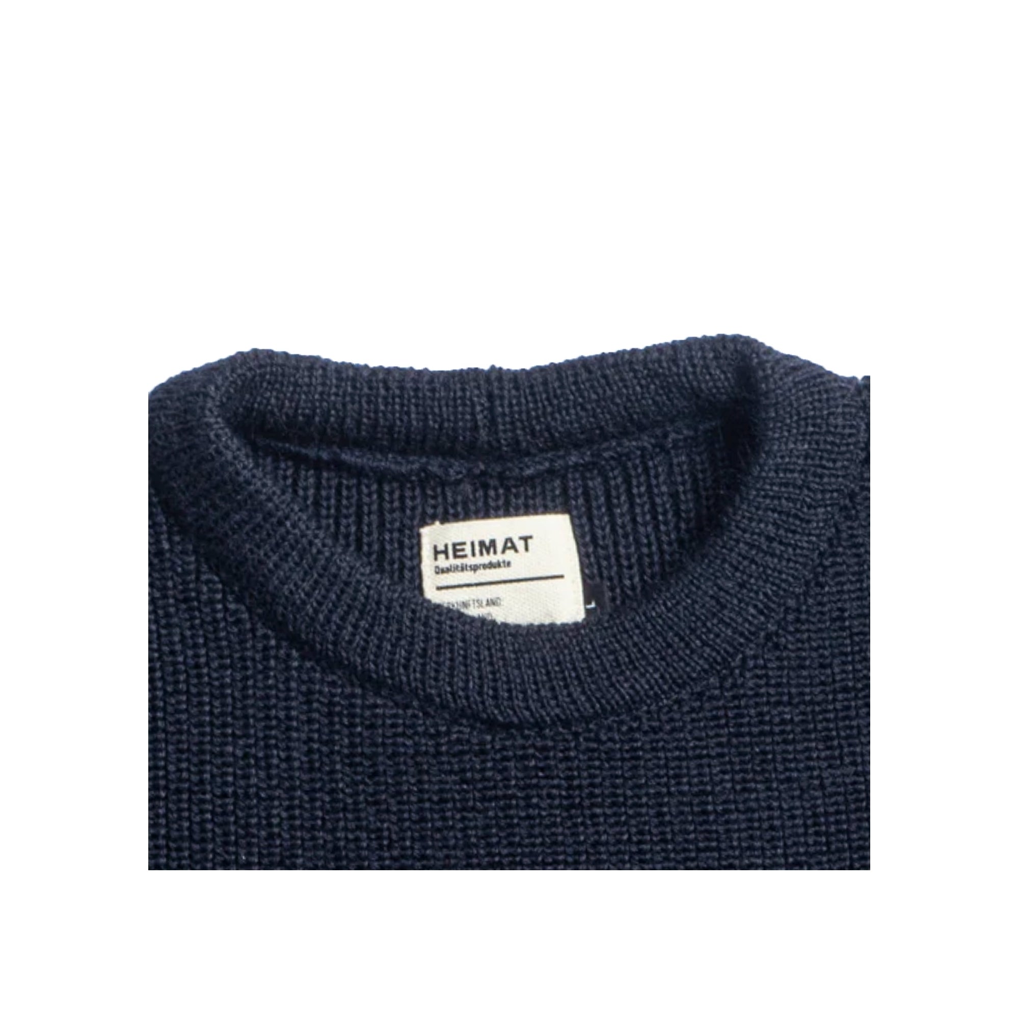 Heimat Rundhals Crew Neck Jumper - Ink