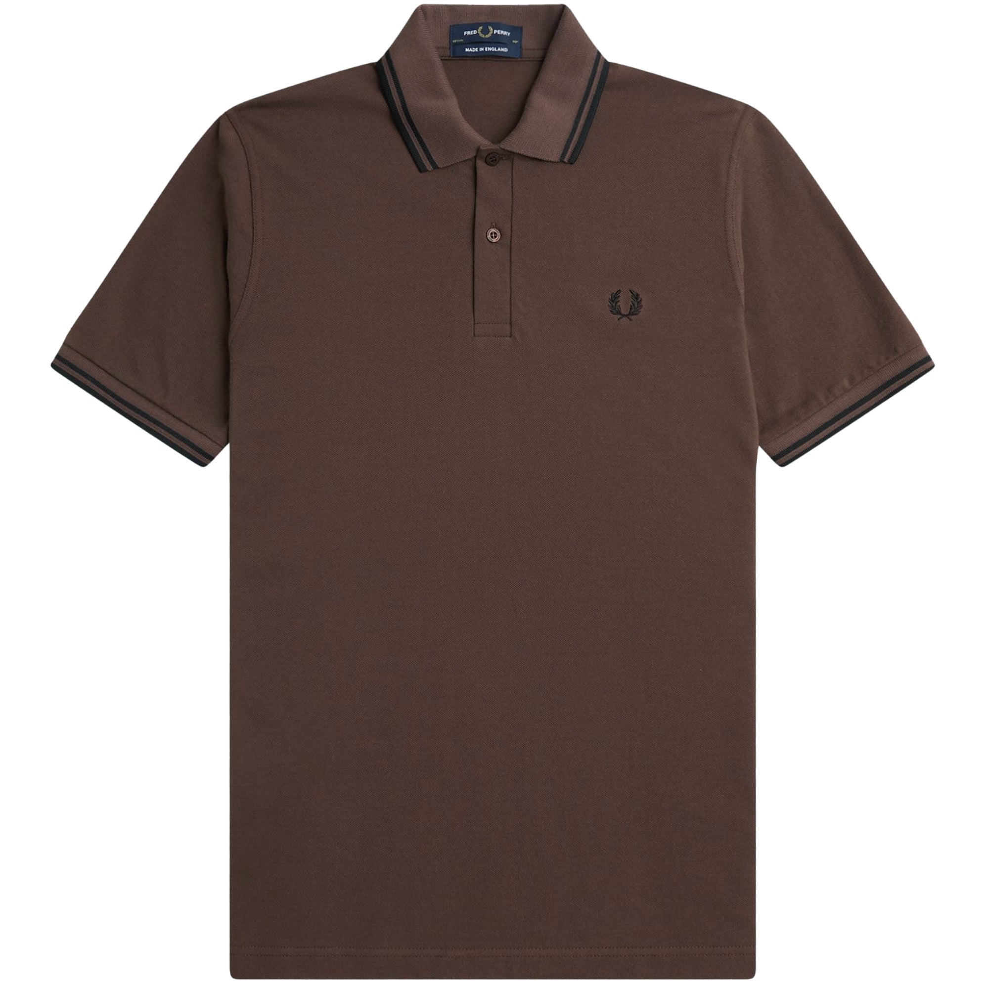 Fred Perry G3600 Twin Tipped Polo Shirt - Brick