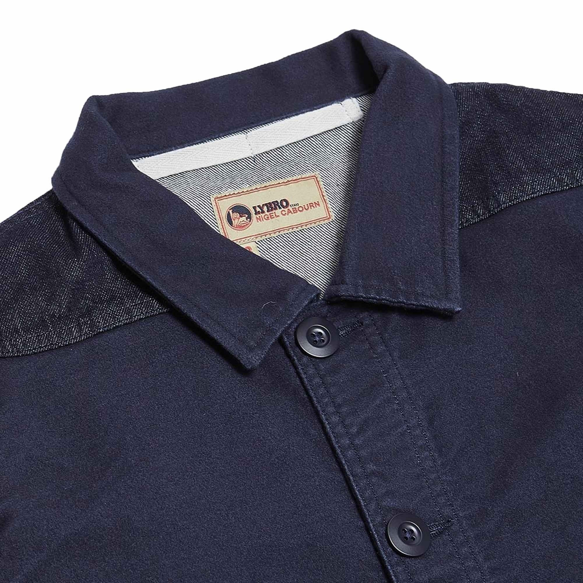 Nigel Cabourn Engineer Jacket - Black Navy