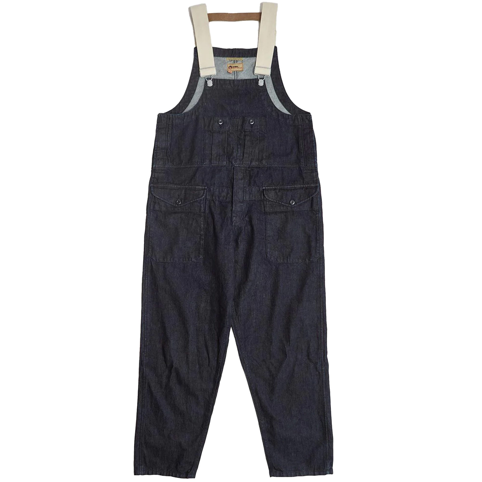 Nigel Cabourn Railway Dungaree - Indigo Denim