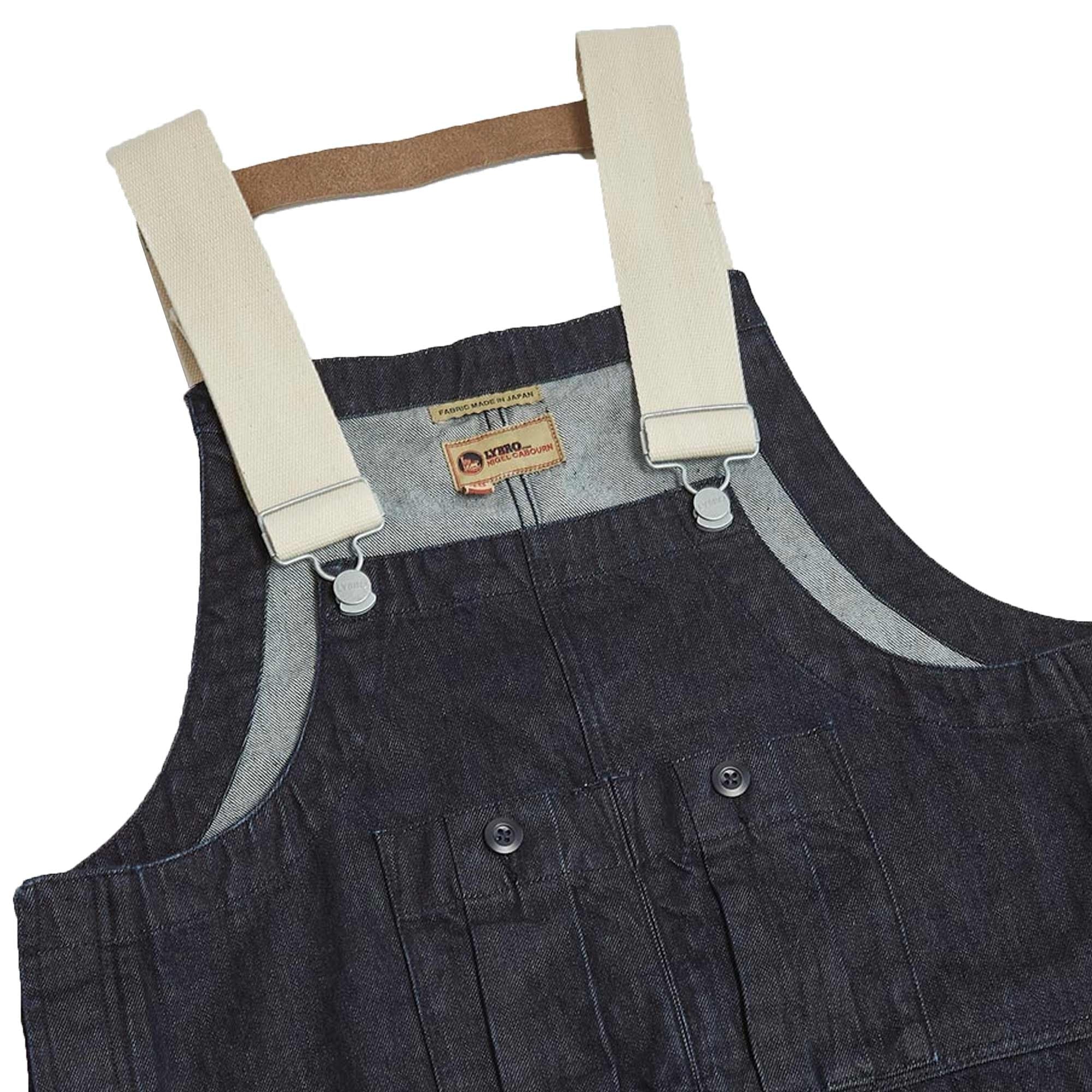 Nigel Cabourn Railway Dungaree - Indigo Denim