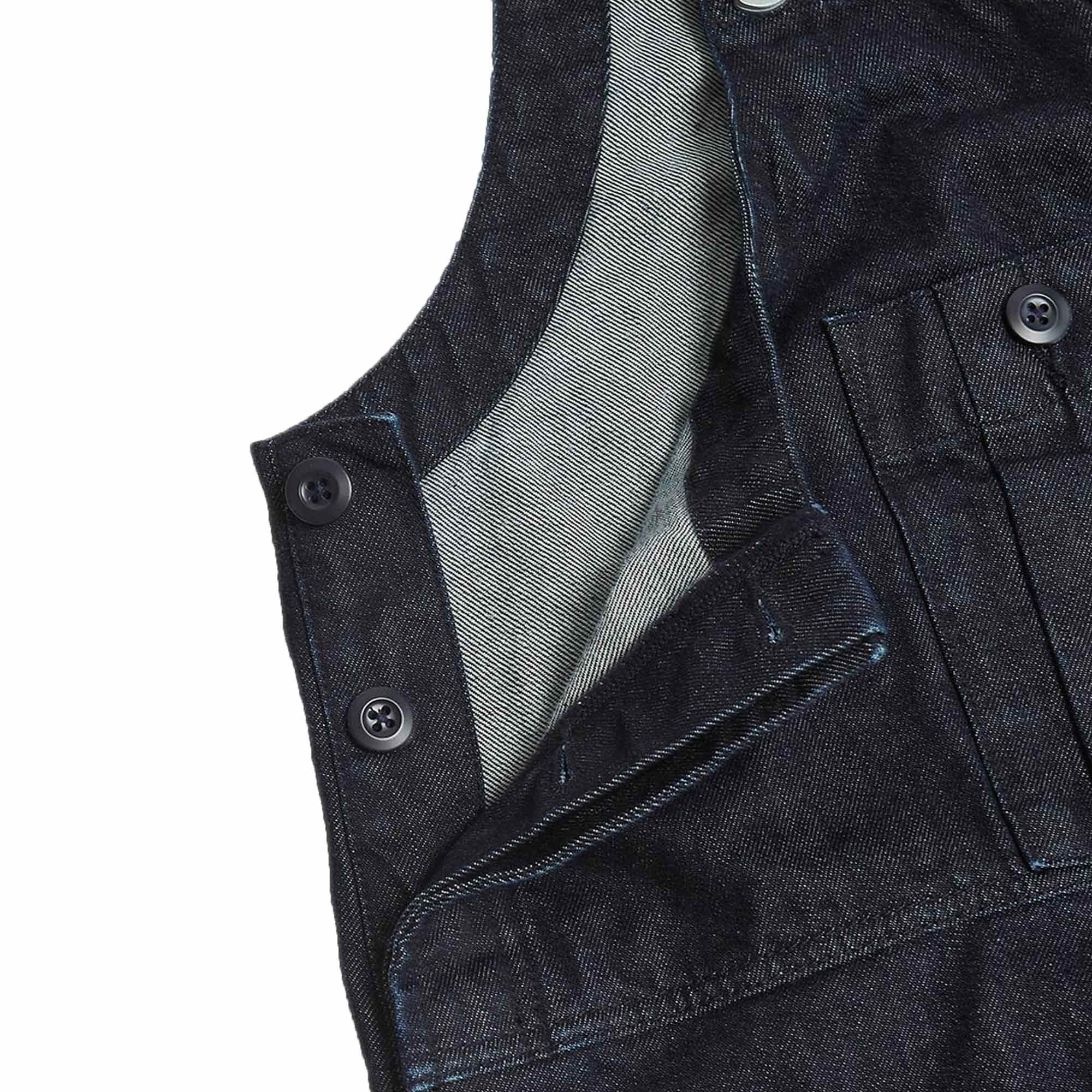 Nigel Cabourn Railway Dungaree - Indigo Denim