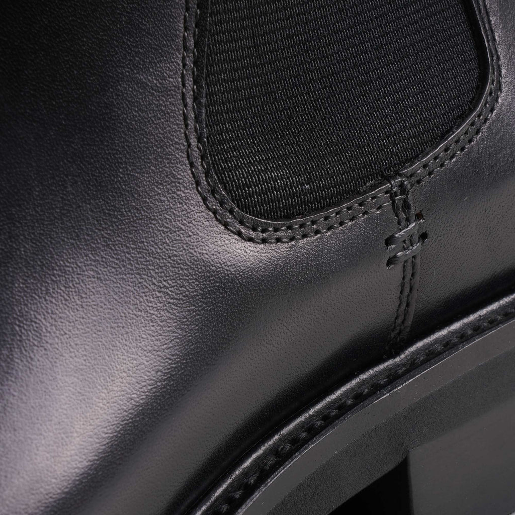 John White Brecon Leather Boots - Black