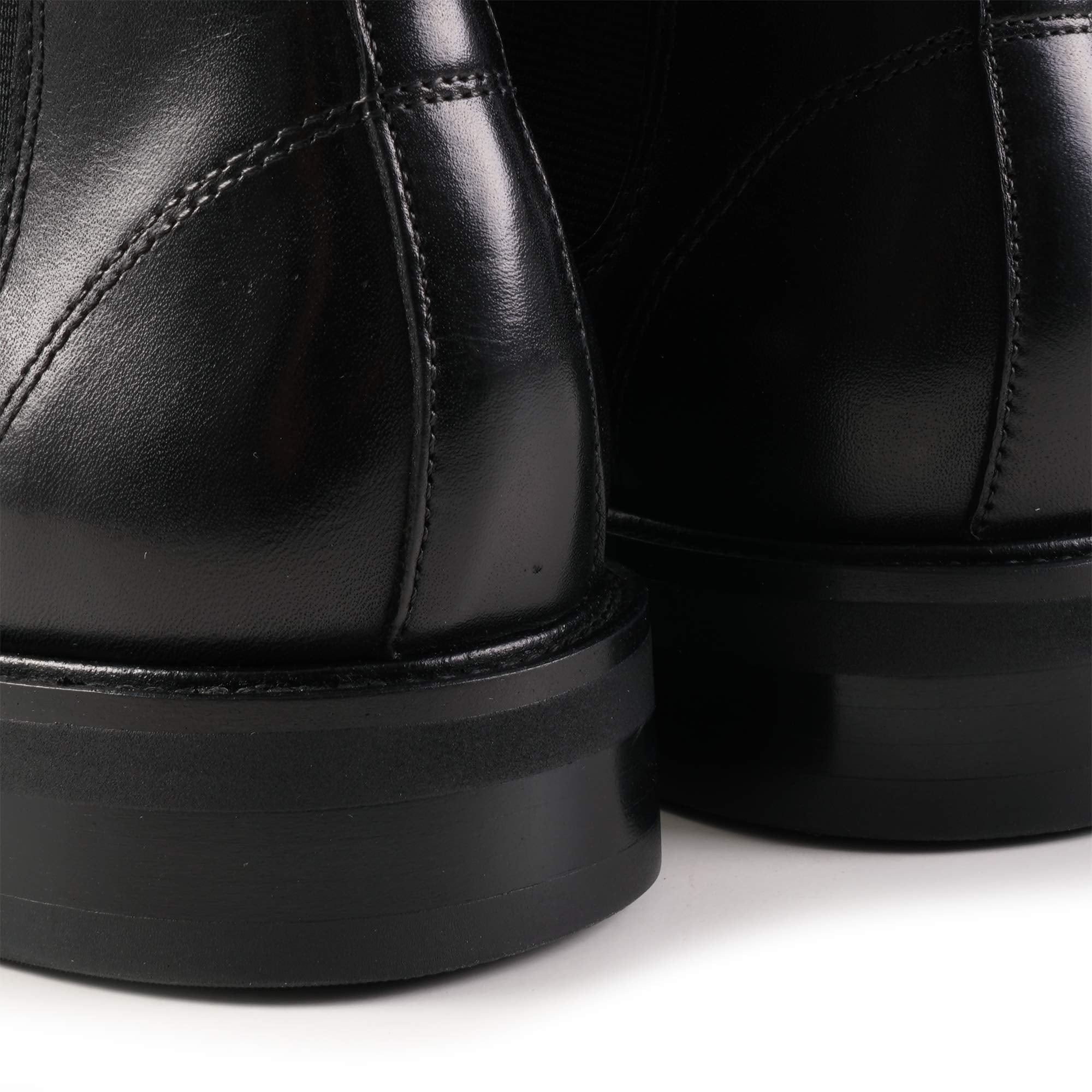 John White Brecon Leather Boots - Black