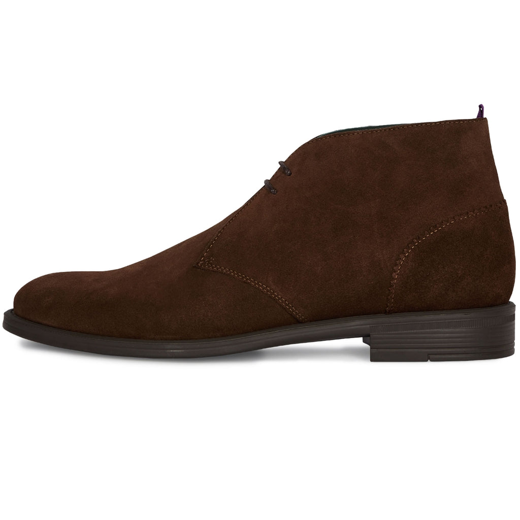 Paul Smith Drummond Suede Boots - Chocolate Brown