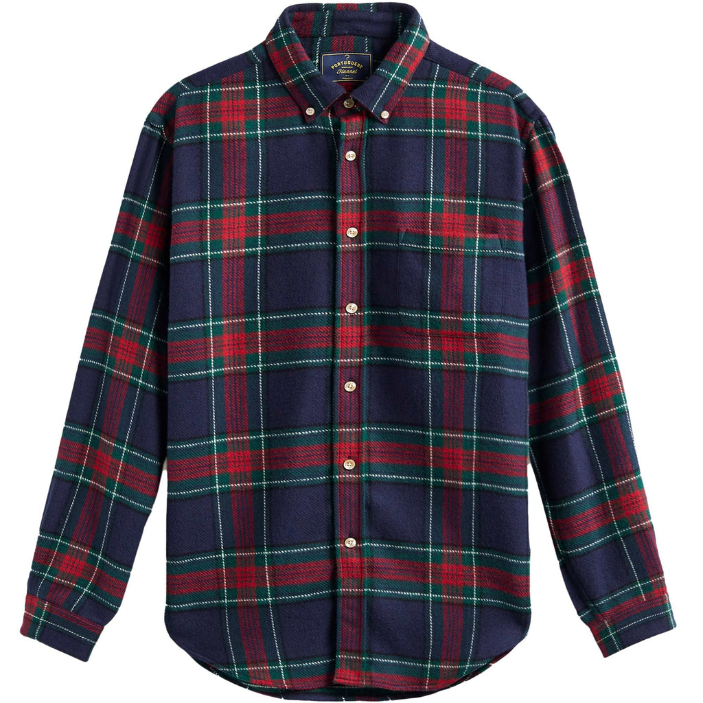 Portuguese Flannel Faru Shirt - Blue