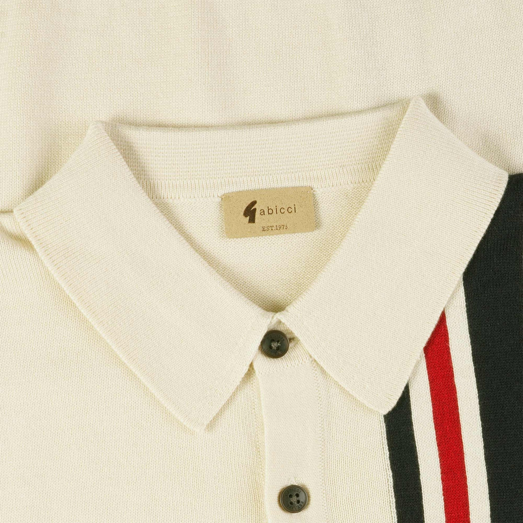 Gabicci Vintage Soda Polo Shirt - Cream