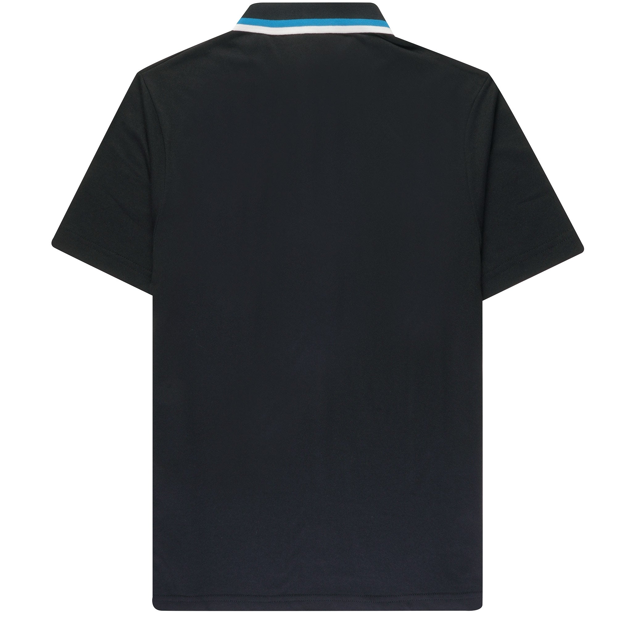 Gabicci Vintage George Zip Neck Polo Shirt - Black