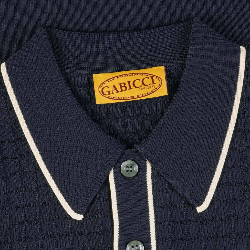 Gabicci Vintage Roy Polo Shirt - Navy
