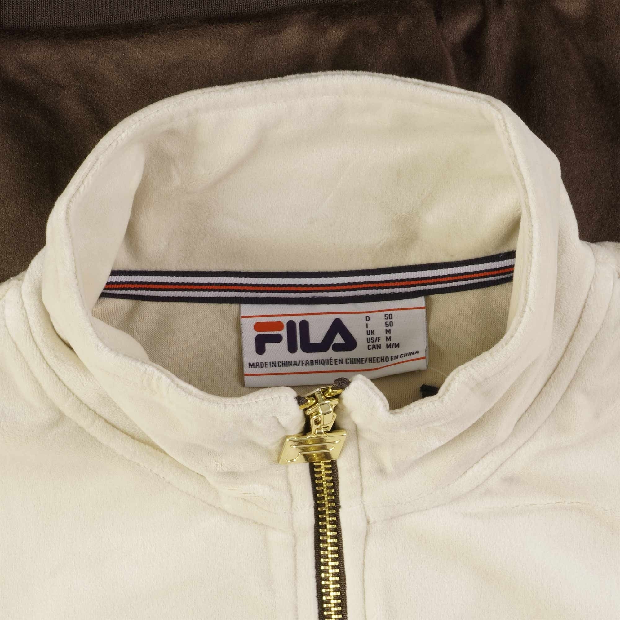 Fila Vintage Merrick Track Top - Silver Lining