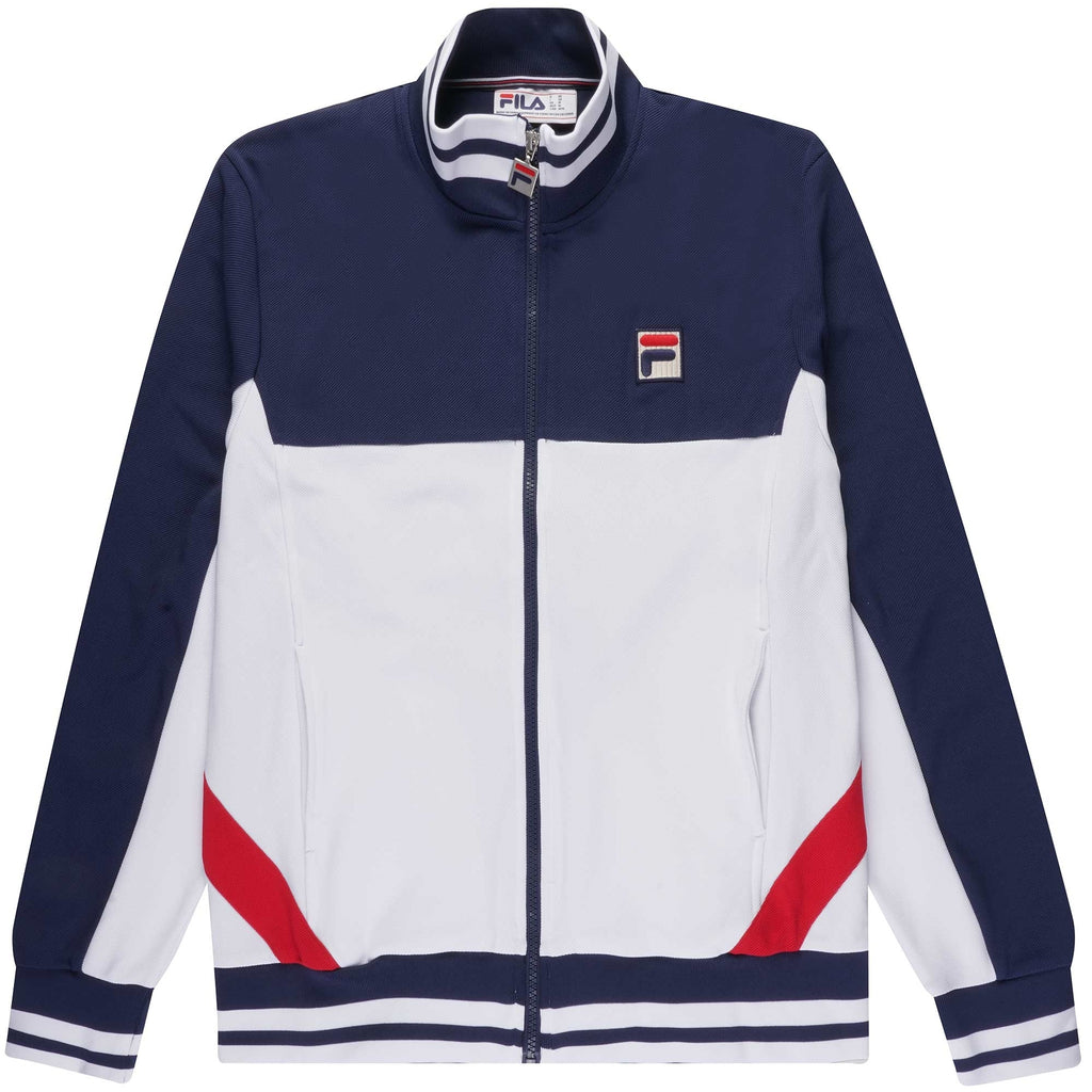 Fila Vintage Tiebreaker Track Top - Fila Navy