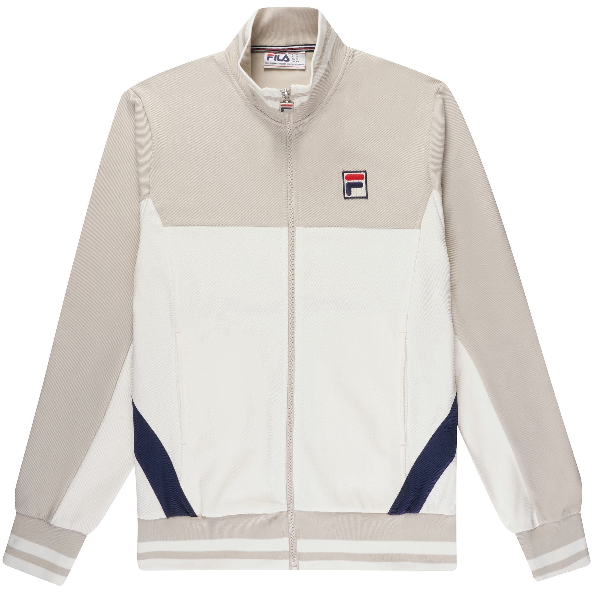 Fila Vintage Tiebreaker Track Top - Gardenia
