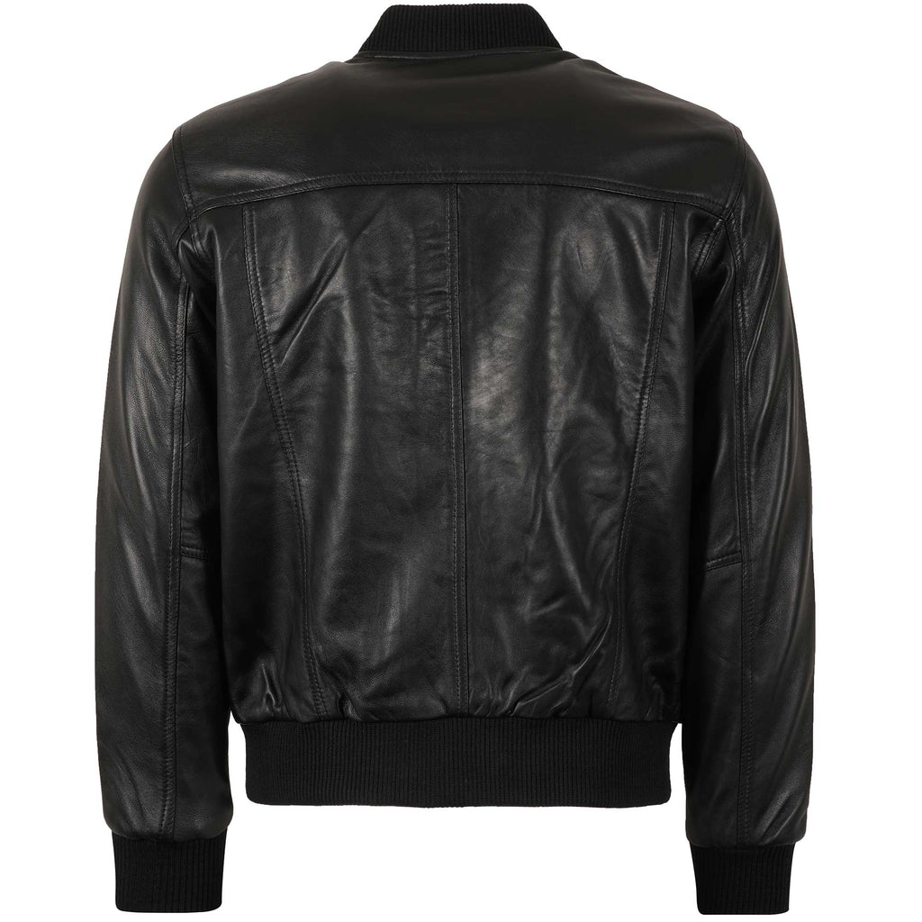 Real Hoxton Ryan Bomber Jacket - Black